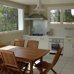 Cuisine aménagée de la Villa Basque - Villa Caroline au Cap Ferret