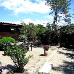 Vue de la terrasse Chalet Villa Caroline